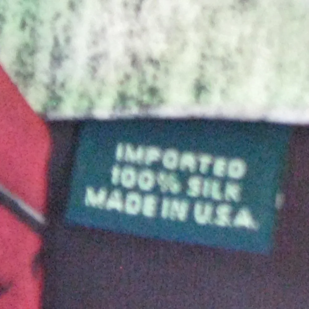 Vintage World Wildlife Fund Silk Necktie